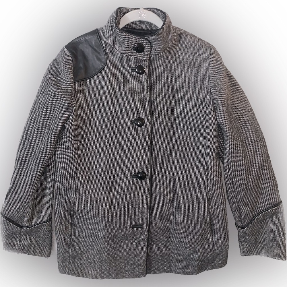 Emporio Armani Wool & Leather Jacket